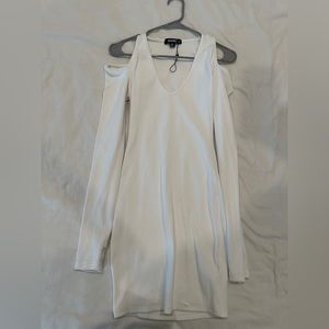 Missguided: White Bodycon Dress